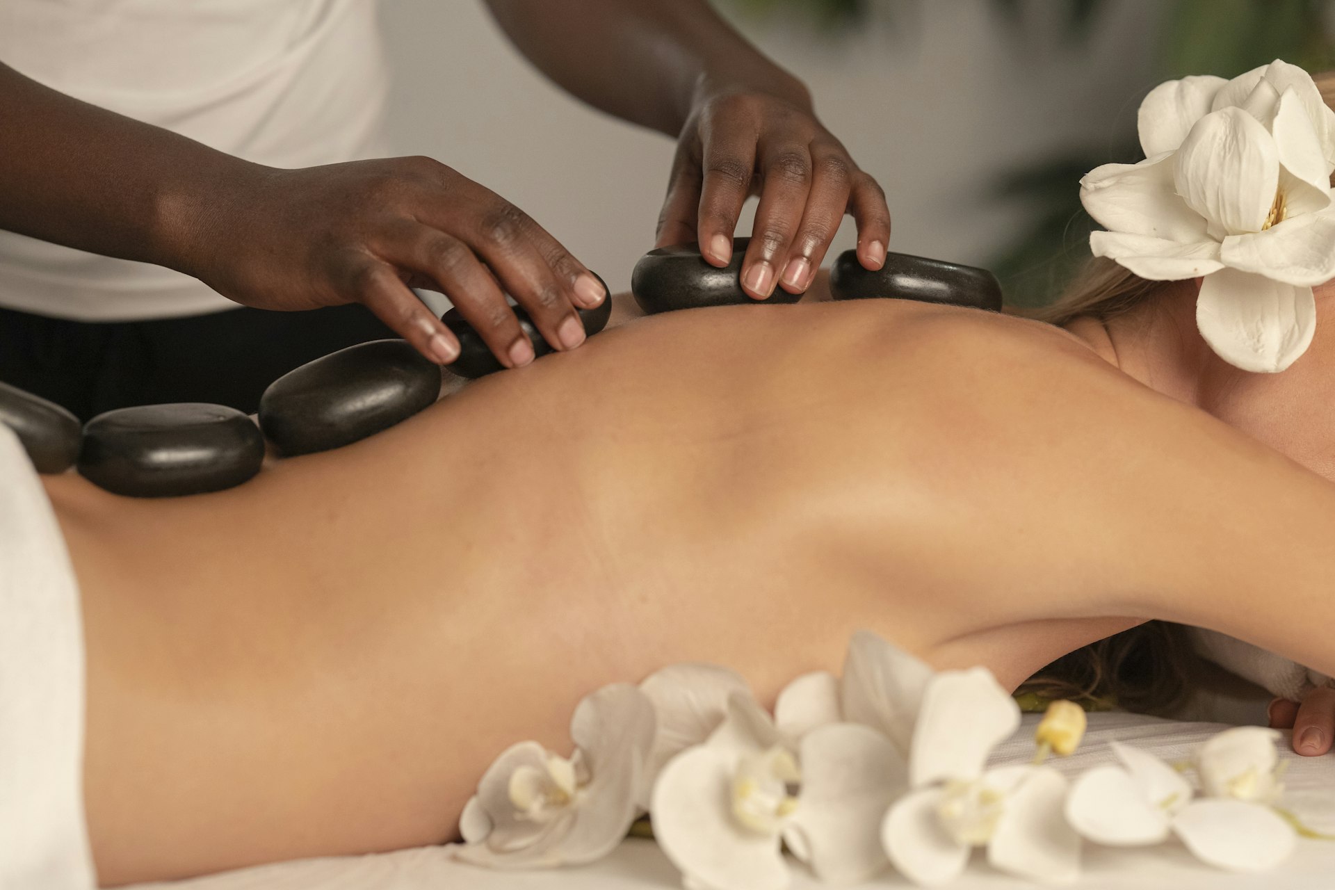 Warm, light-filled private clinic treatment room